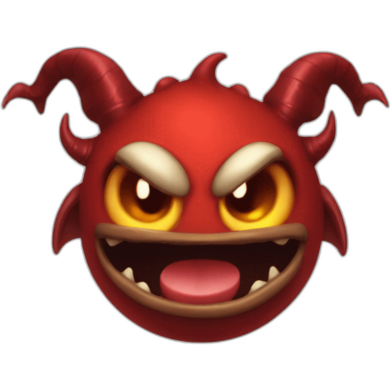 Poo devil with halo emoji