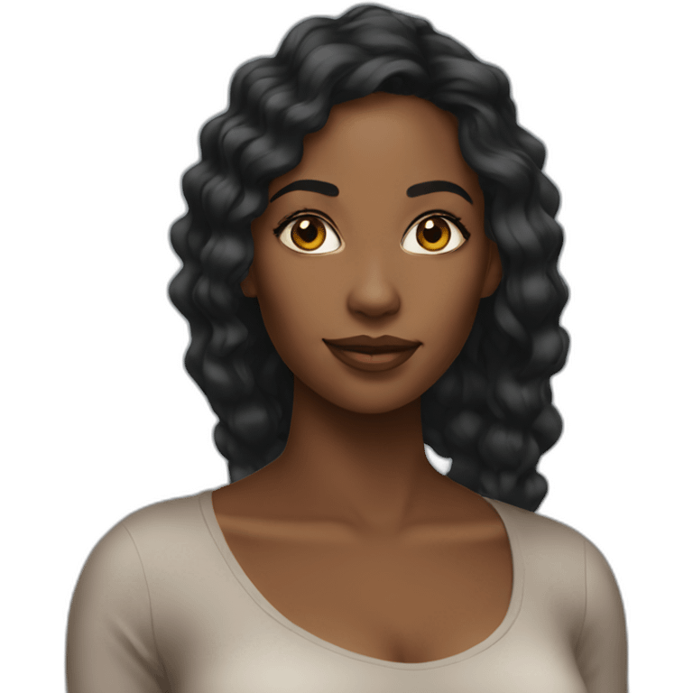 Beautiful Black women emoji