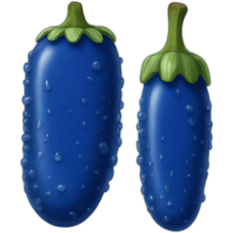 blue-pickle emoji