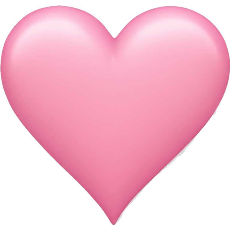 Pink pastel heart emoji