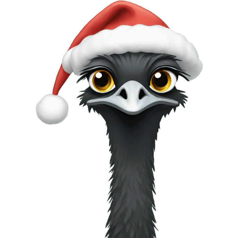 Christmas emu emoji