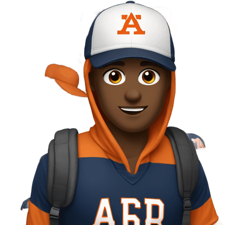 Auburn University sports fan emoji