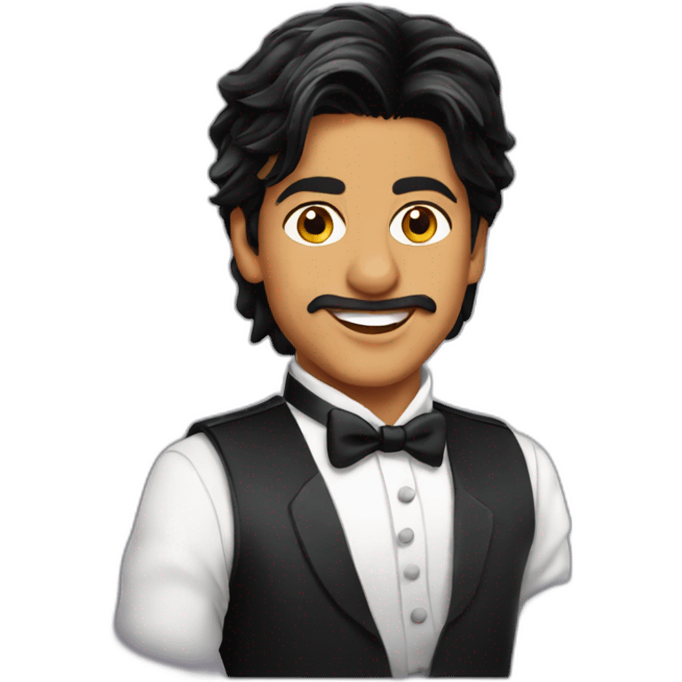 Shahrukh Khan as waiter emoji