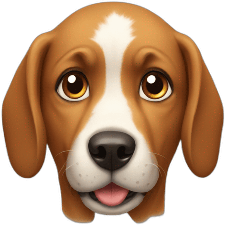 A dog very surprising emoji