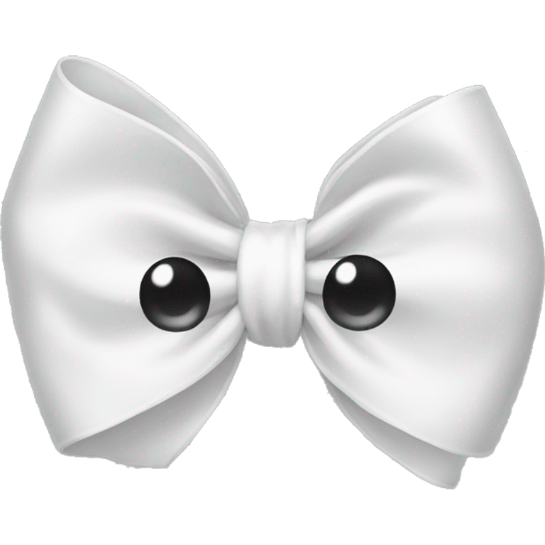 White bow emoji