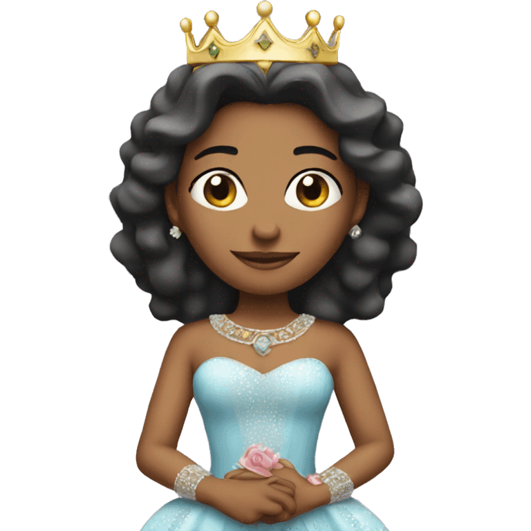 princess queen with crown emoji