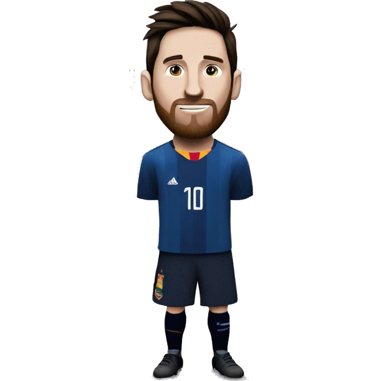 Messi besando a la copa del mundo  emoji