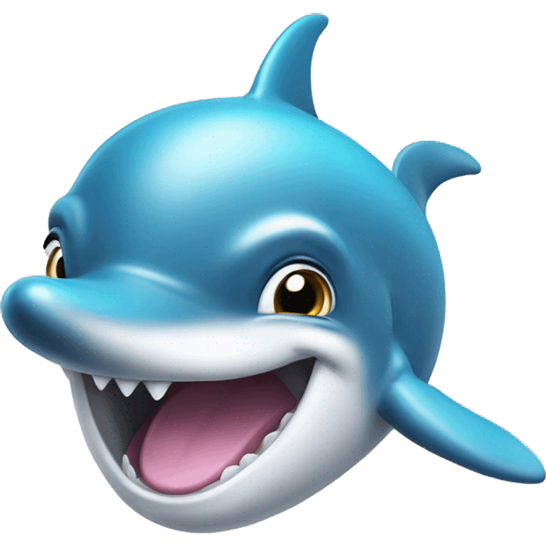 dOLPHIN IN ANGRYU MOOD emoji