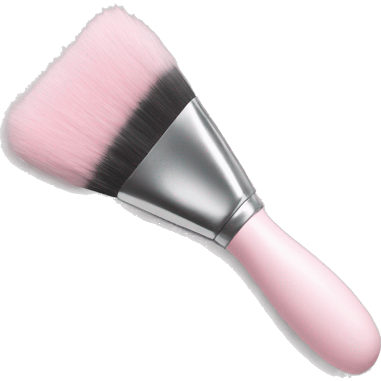 pale pink brush emoji