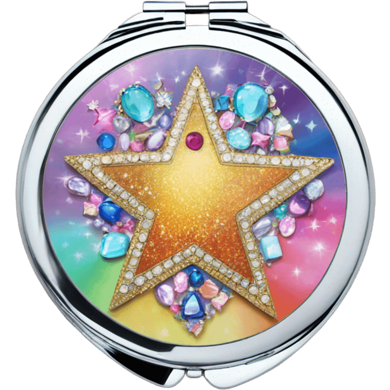 Magical girl compact mirror emoji