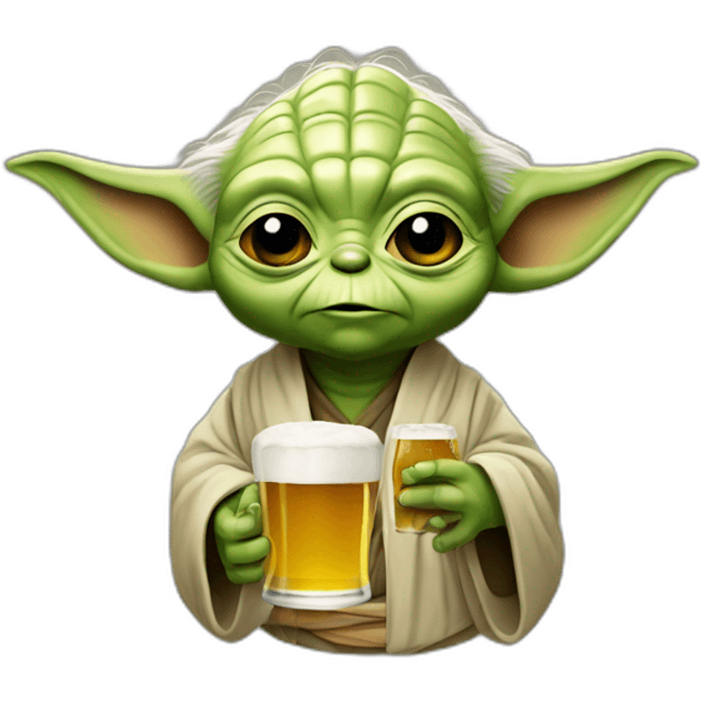 yoda beer  emoji