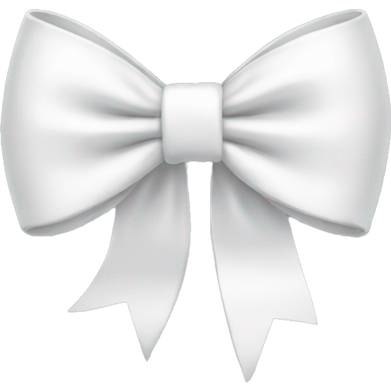 White bow emoji