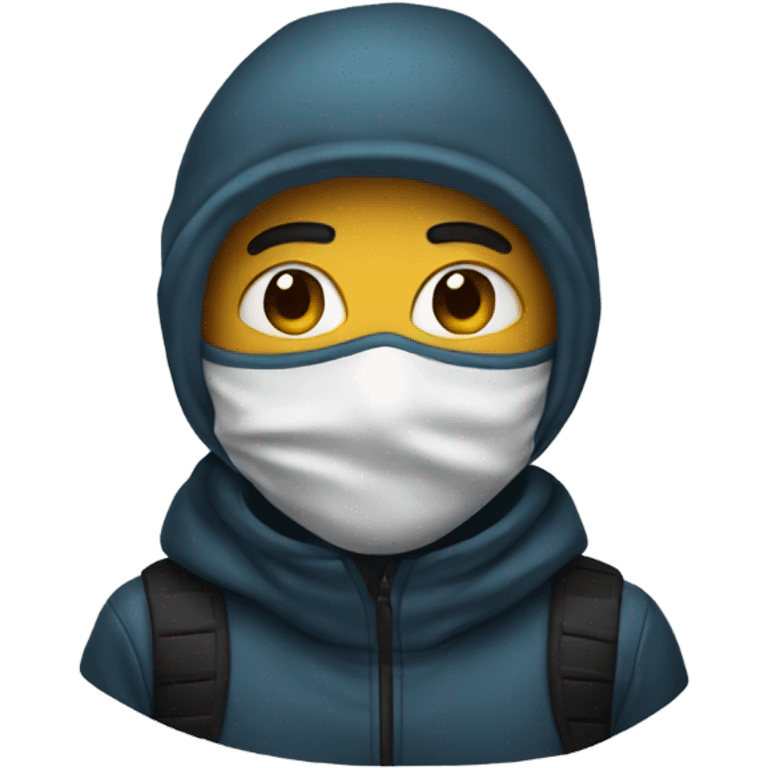 kid with a ski mask  emoji