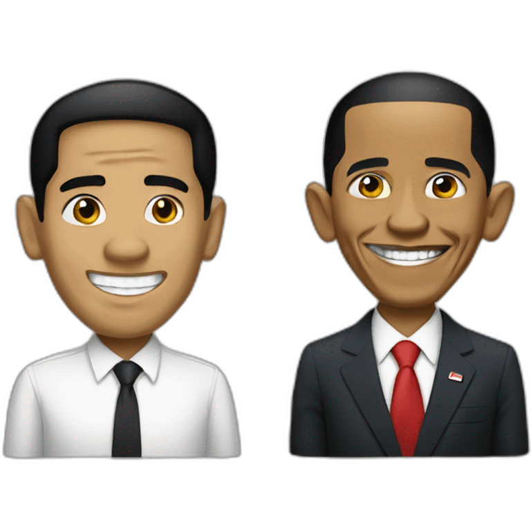 obama with jokowi emoji