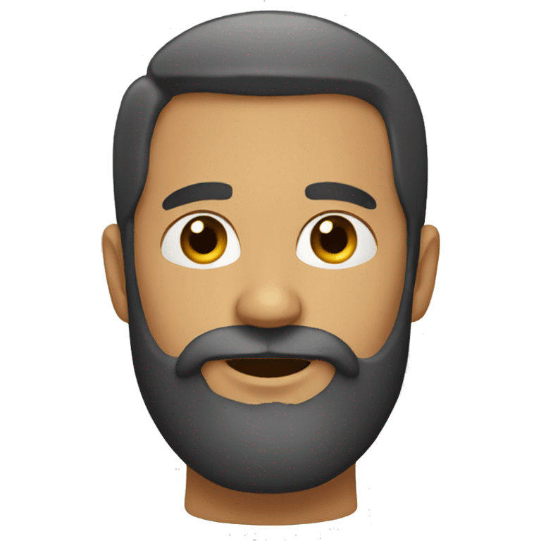 just a beard emoji