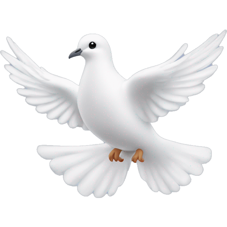 An actual dove using dove shampoo emoji