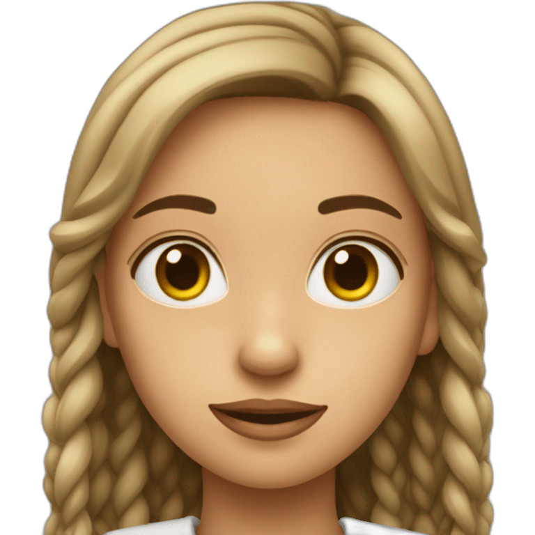 menina derretendo emoji