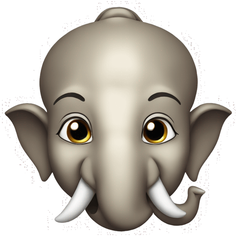 ganesha head withe big smile emoji