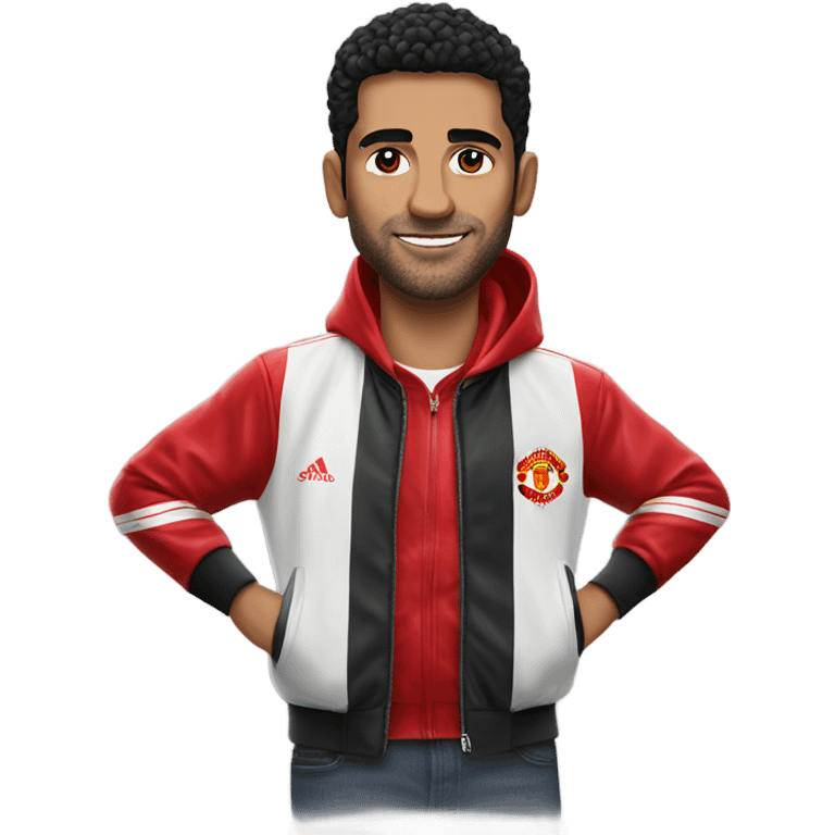 Ruben Amorim wearing a Manchester United jacket emoji