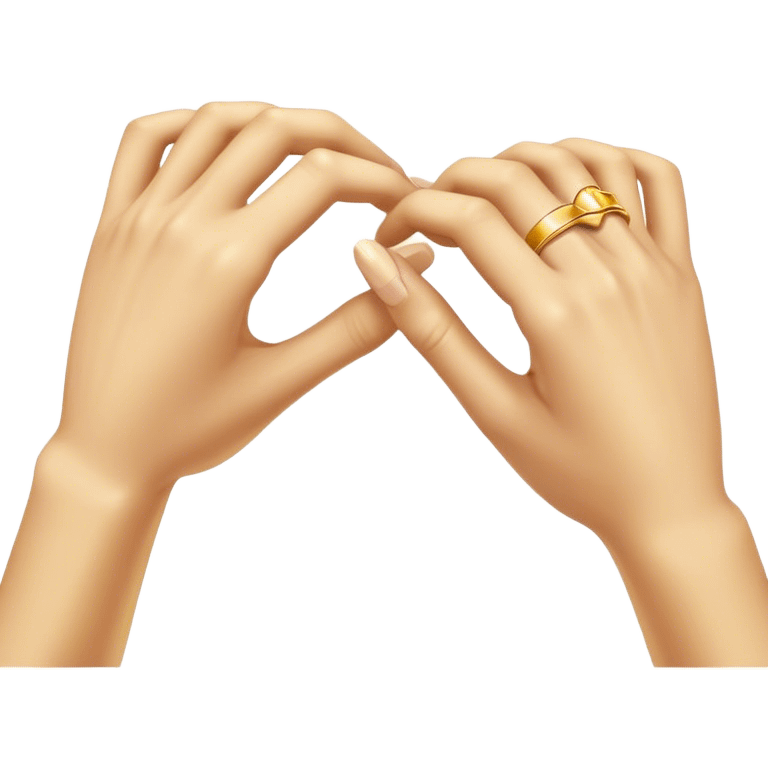 His and her 24k gold rings emoji