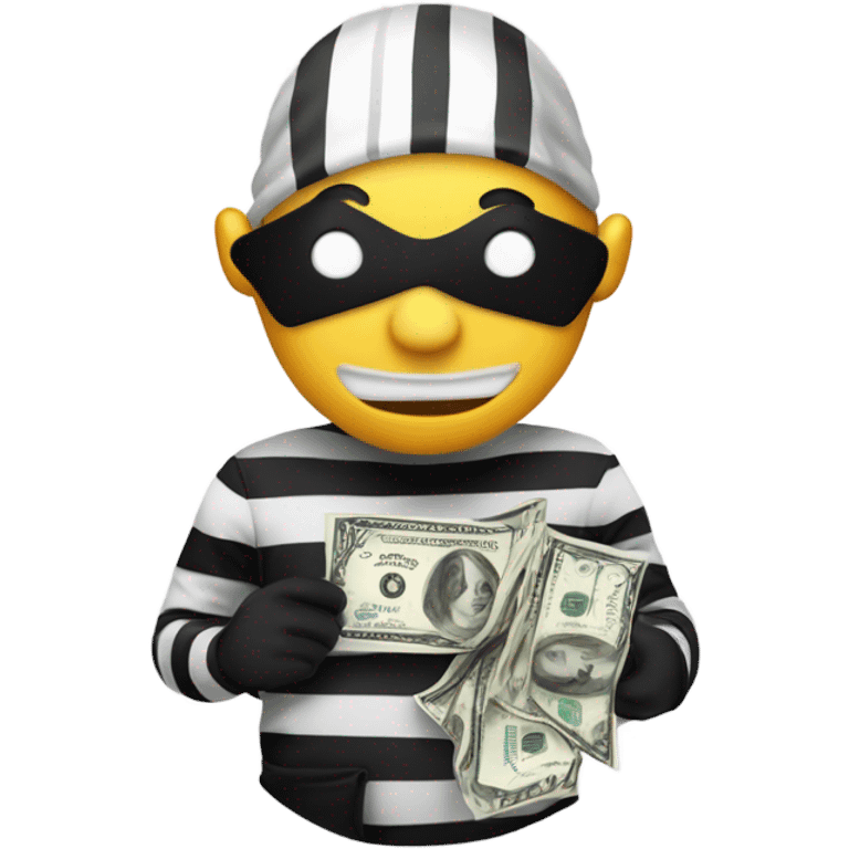 The robber emoji from BitLife emoji