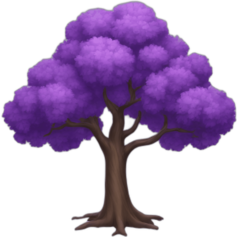 purple tree emoji