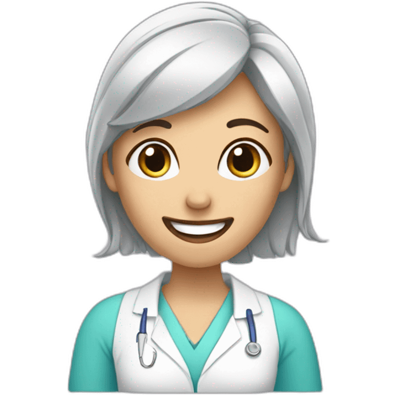 Dentista mujer emoji