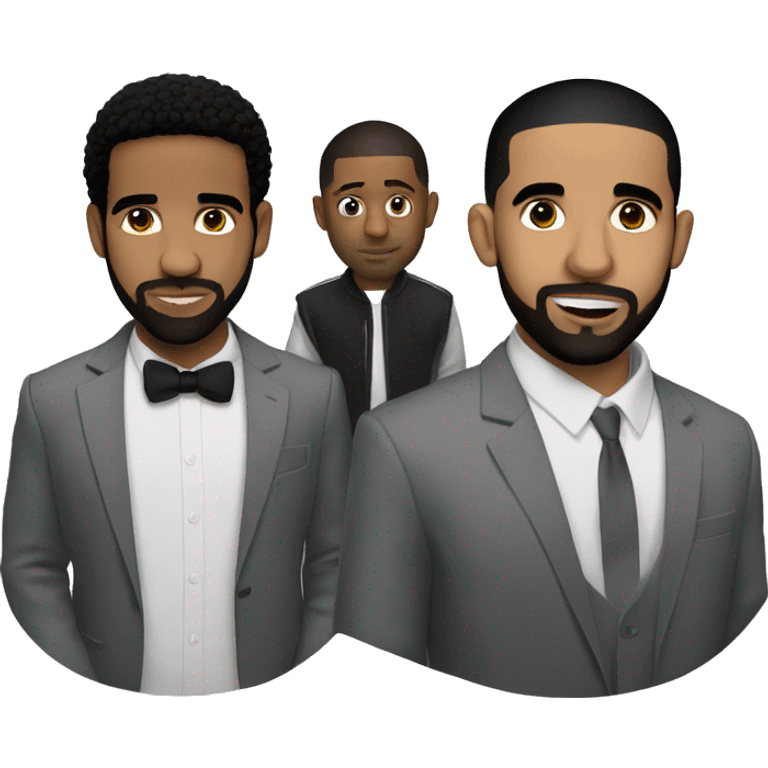 drake with kendrick emoji