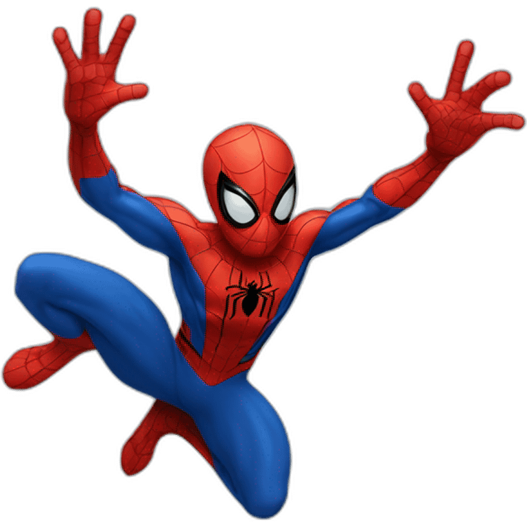 spider man waving emoji