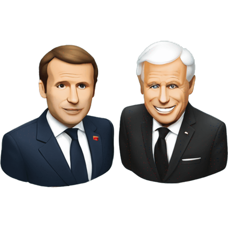 Poutine et macron emoji