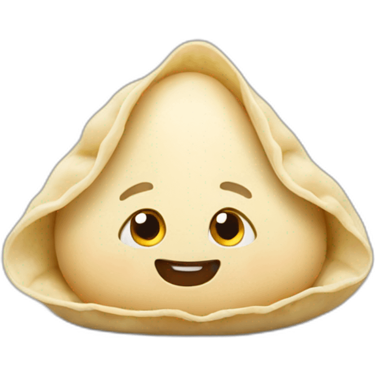 pierogi without a face emoji