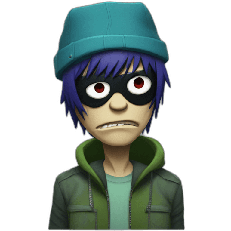 Gorillaz 2-D Murdoc emoji