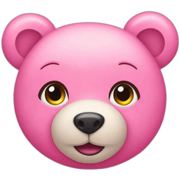 Pink teddy bear  emoji