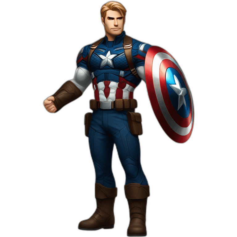 capitan america fullbody emoji