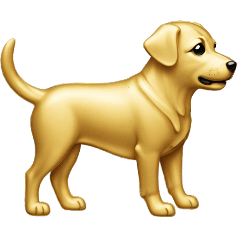 Dog with 24k gold  emoji