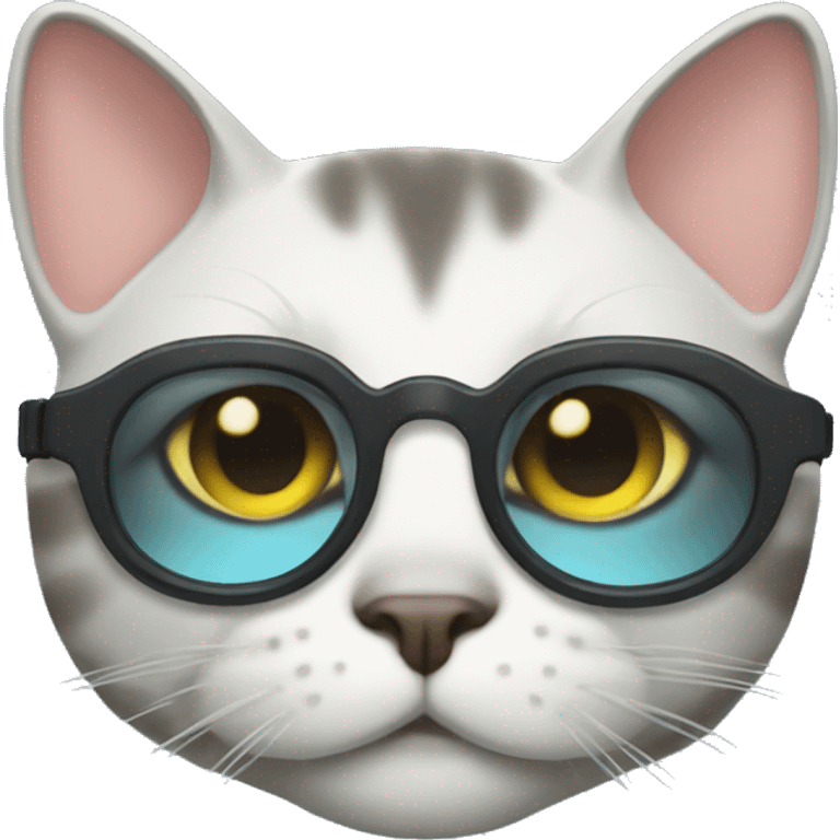 cat with snorkle on emoji