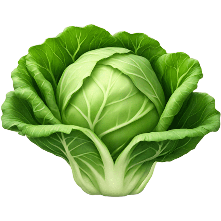 Cabbage reading emoji