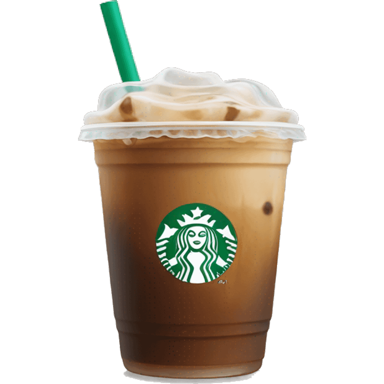 Starbucks iced coffee emoji