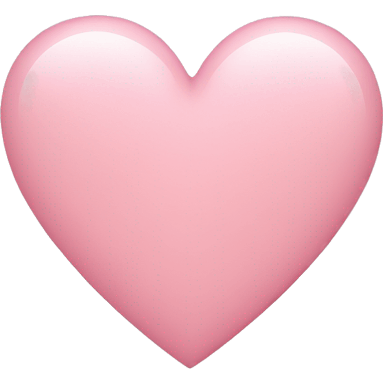 Light pink heart emoji