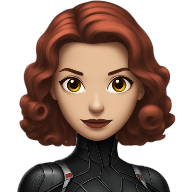 black widow avengers emoji