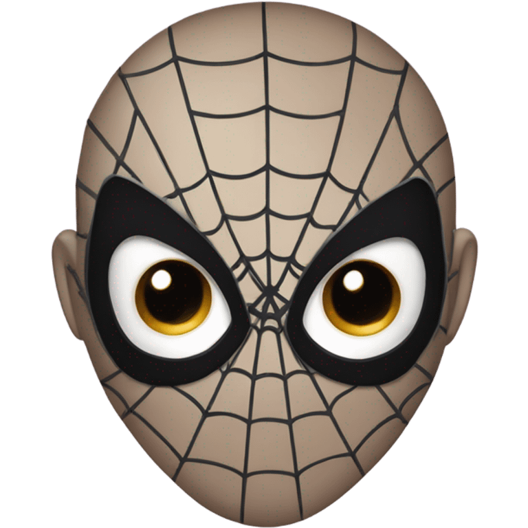 Marvel spiderman mask emoji style emoji