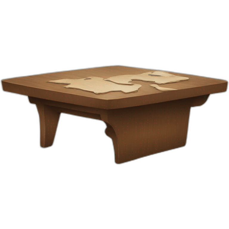 Broken coffee table emoji