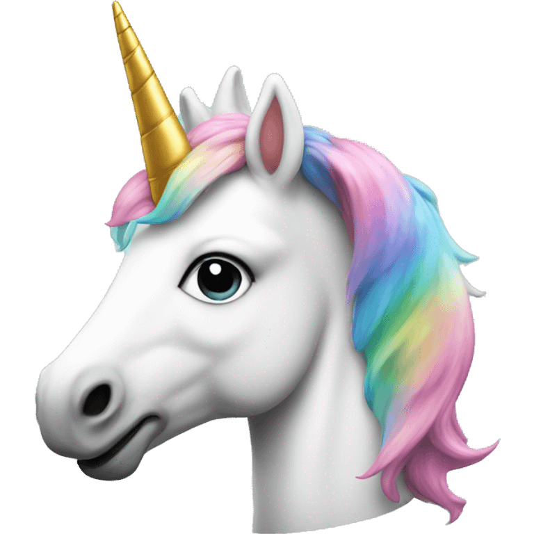 Unicorn in the 80s emoji