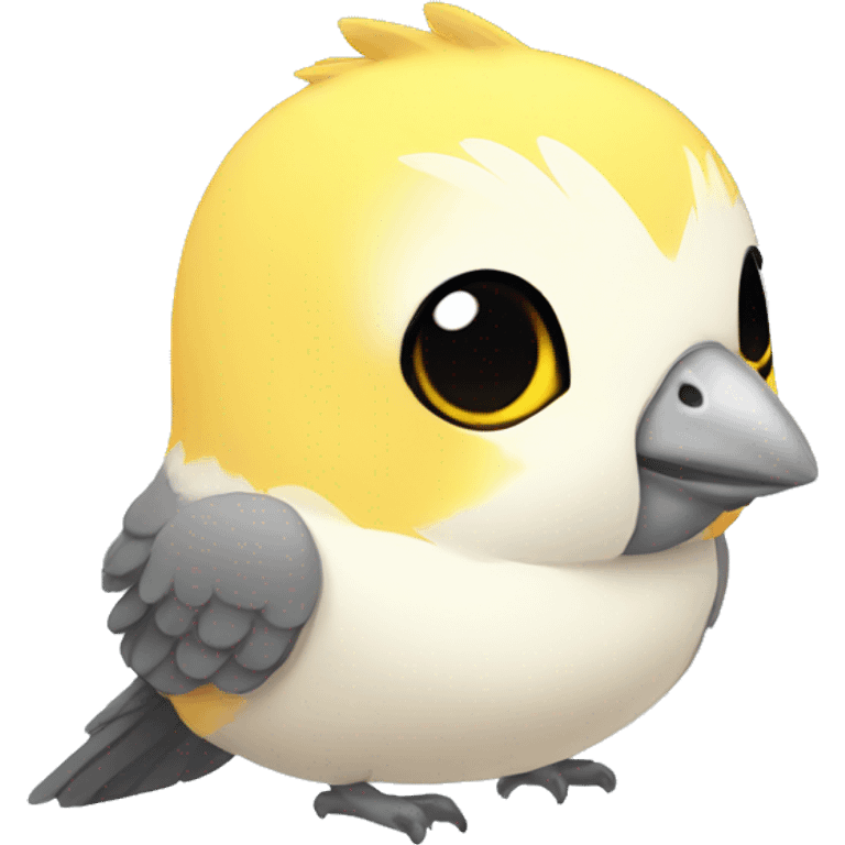 chibi Cockatiel  emoji