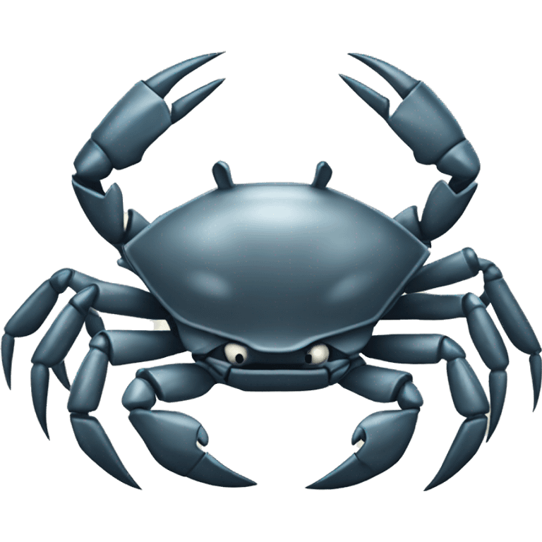 Metal crab emoji