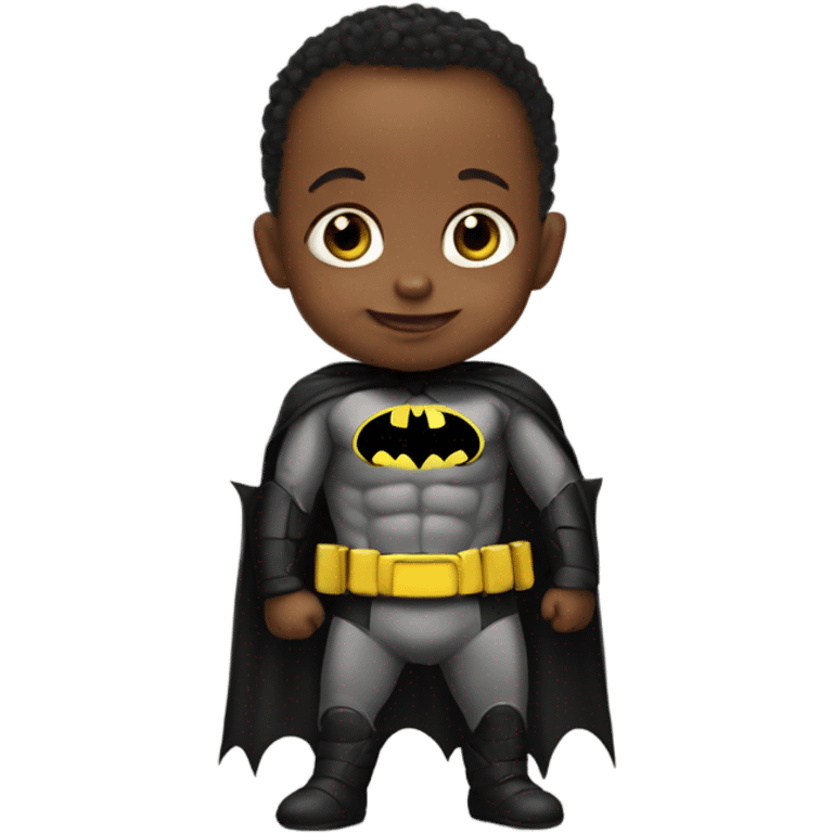 baby in Batman costume  emoji