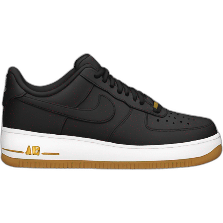 Sneaker-airforce1-black emoji