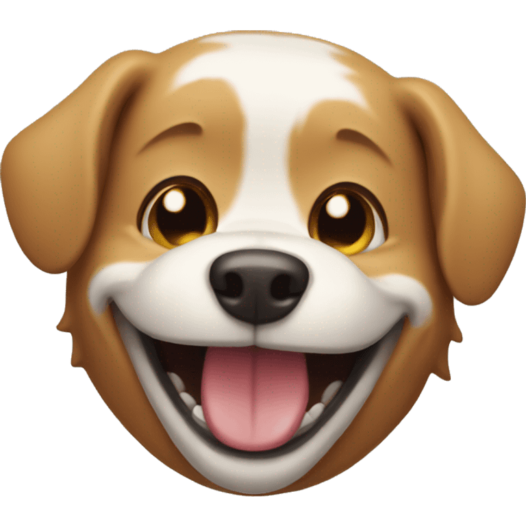 laughing dog emoji