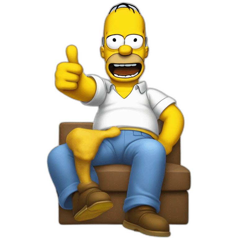 homer simpson giving a thumbs up emoji