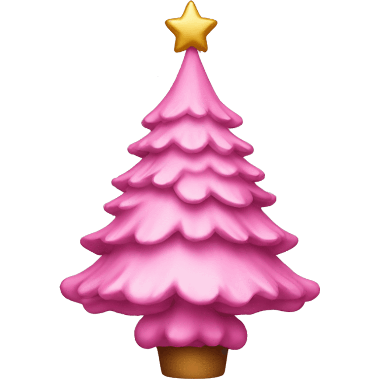 Pink Christmas decor  emoji